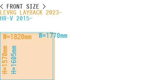 #LEVRG LAYBACK 2023- + HR-V 2015-